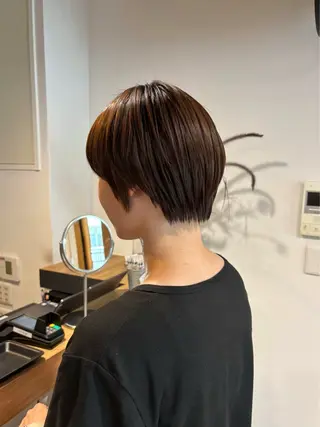 ショート カラー 艶カラー🌙ショート /ボブ/小由葵のヘアスタイル