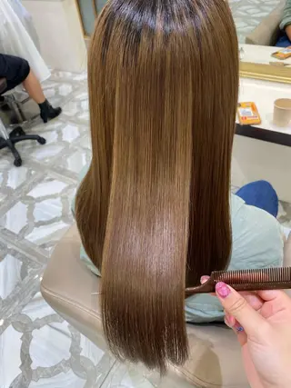 ロング パーマ 💙美髪救世主💙 関華蓮のヘアスタイル