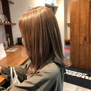 ミディアム カラー レイヤー,ボブ / 彩未のヘアスタイル