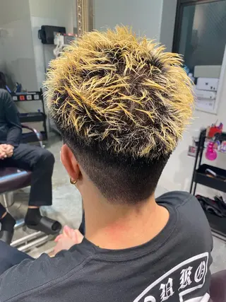 ショート ヘアアレンジ メンズ パーマ特化/フェザー パーマシャドウ/真生のヘアスタイル