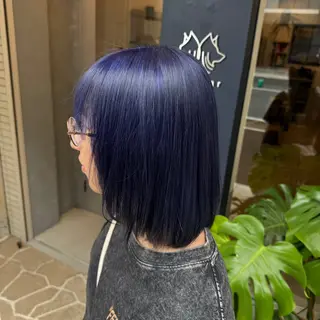 ミディアム カラー dog star加藤 翔太のヘアスタイル