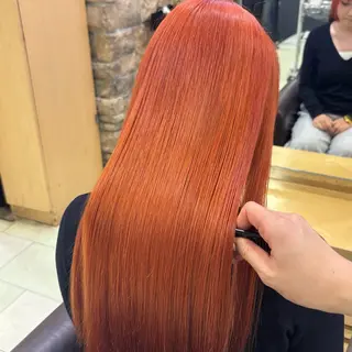 セミロング カラー ブリーチ/カラー /艶髪 🎀おぐりンのヘアスタイル
