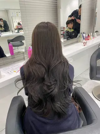 ロング カラー 韓国風透明感カラー‎ /yurinのヘアスタイル