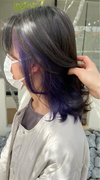 カラー 🍎韓国カラー licoris寛菜のヘアスタイル