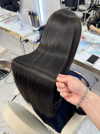 ロング 韓国風🫧髪質改善 村上　蒼生のヘアスタイル