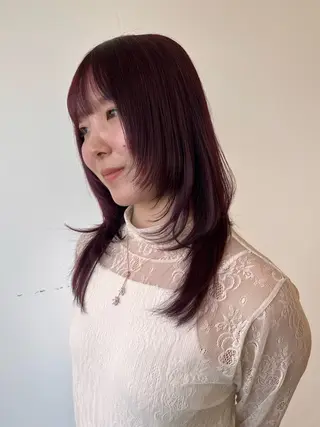 ロング 平間 稔希のヘアスタイル