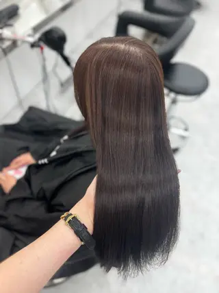 セミロング カラー 🎀愛されgirly ヘア🫧Ayakaのヘアスタイル