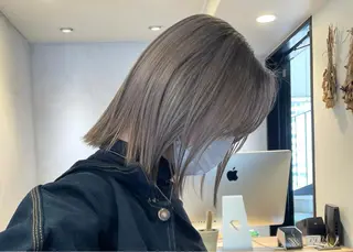 ミディアム 梅田韓国ヘア kiara🩷彡のヘアスタイル