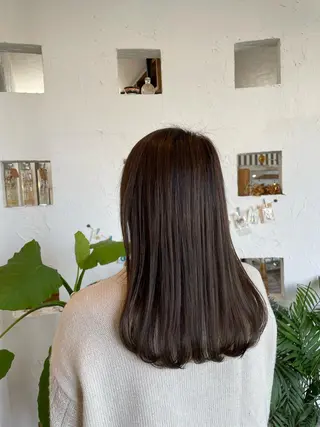 ロング カラー 🌸小掛🌸 豊橋外国人風カラーのヘアスタイル