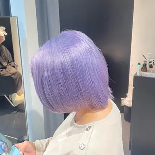 ショート カラー youres hair 新宿3丁目店所属・艶髪/ハイトーン /髪質改善/柴田のヘアスタイル