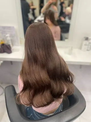 ロング カラー 🎀暖色/ラベンダー /paru🤍のヘアスタイル