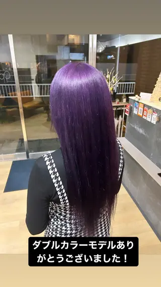 ロング カラー OPS  hair 西新店所属・藤本 航大のヘアスタイル