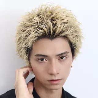 ショート カラー パーマ メンズ メンズ特化 😎キョウヘイ😎のヘアスタイル