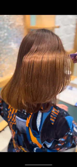 セミロング 渡部恵佑 川崎/髪質改善のヘアスタイル