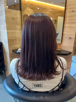 セミロング Dulce oro所属・モデル募集/円山/ 暖色/yurinaのヘアスタイル