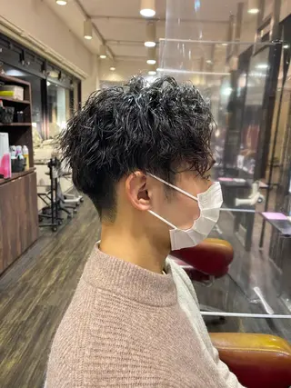 ショート パーマ メンズ メンズスタイル /メンズパーマ/須藤のヘアスタイル