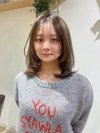 ミディアム 似合わせカット ▫️ｲﾁｶ🌻のヘアスタイル