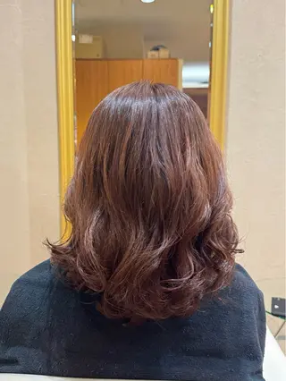 カラー さとう りほのヘアスタイル