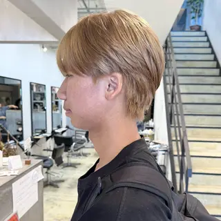 カラー メンズ 古川 晴輝のヘアスタイル