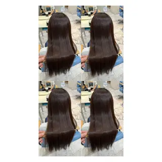 ロング カラー 髪質改善/縮毛矯正/ 韓国ヘア/店長敦士のヘアスタイル