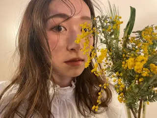 セミロング カラー ヘアアレンジ 松永 梨央のヘアスタイル