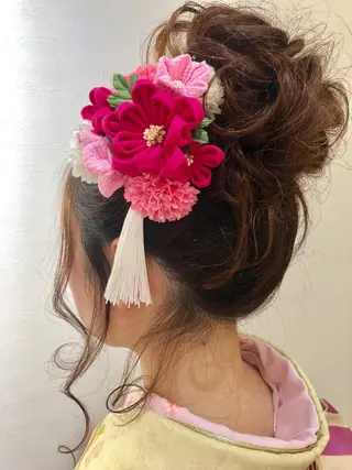 ヘアアレンジ 似合わせカラー✨人気 荻窪🌈川端風子のヘアスタイル