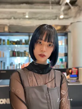 ミディアム レイヤーカット/ 堀匠吾のヘアスタイル