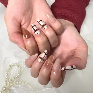 ネイル beauty salon  POISSON所属・SAYUKI/韓国 /ワンホン/キラキラのネイルデザイン