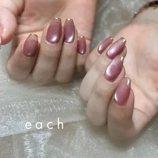 ネイル 𝒆𝒂𝒄𝒉 kanako 🕊のネイルデザイン