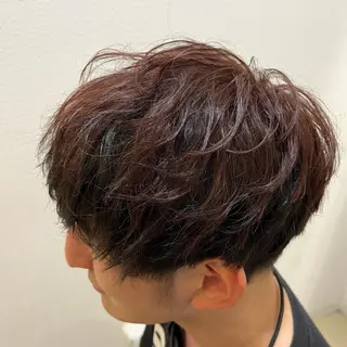 カラー パーマ メンズ 美粧ほそや所属・斉藤 凜のヘアスタイル