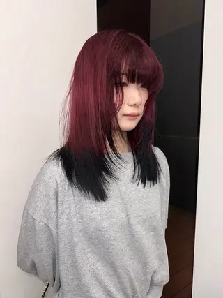 セミロング stén所属・🦔REN /お洒落hair🦔のヘアスタイル