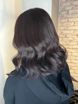 セミロング カラー 【N°deseo】 Hiromi🦋のヘアスタイル