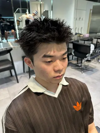 ショート カラー パーマ メンズ fifth 窪田潤平のヘアスタイル