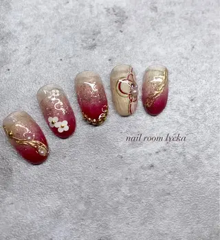 ネイル ネイルルームリッカ 𝐦𝐚𝐲𝐮のネイルデザイン