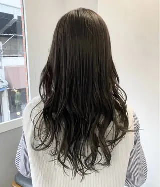 ロング カラー カワダ リュウセイのヘアスタイル