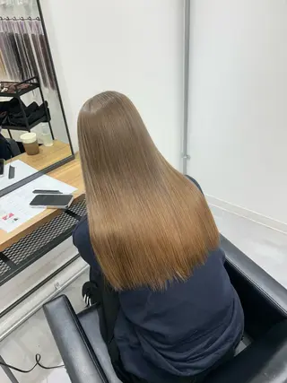 ロング SAKI🫧透明感 カラー&エクステのヘアスタイル
