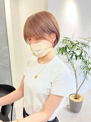 ショート umu.［韓国ヘア /レイヤーカット］のヘアスタイル