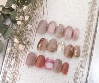 ショート ネイル ネイルサロン shikiのネイルデザイン