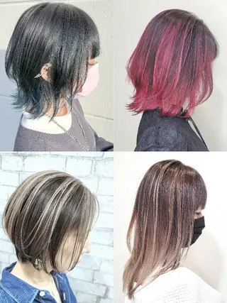 カラー 井上 栄治のヘアスタイル