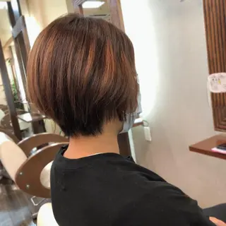 ショート 山崎 絵莉香のヘアスタイル