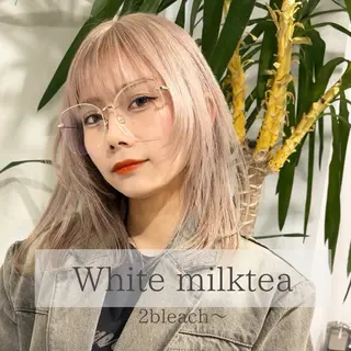 セミロング レイヤーカット 海老原寛大のヘアスタイル