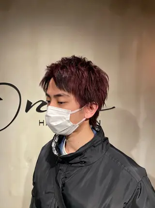 ショート カラー メンズ Once所属・🌐メンズカット 🌐Taketoのヘアスタイル