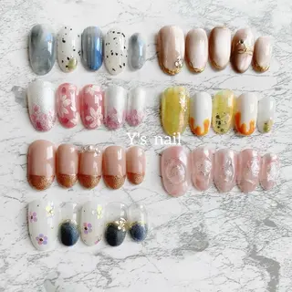 ネイル 手書きが得意🖌️ Y’s  nailのネイルデザイン