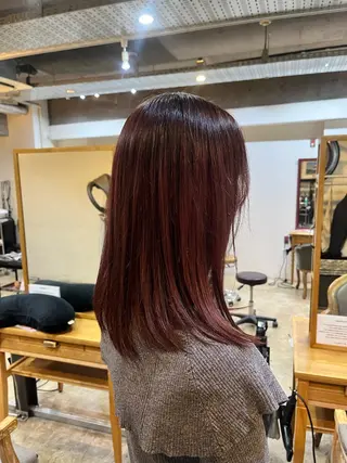 カラー 松原 樹里のヘアスタイル