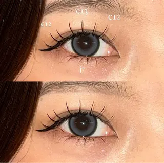 マツエク・マツパ NORA hinataのマツエク・マツパデザイン