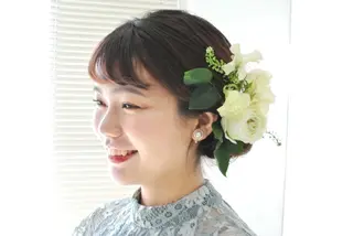 ミディアム ヘアアレンジ 樋口 千尋のヘアスタイル
