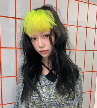 ロング カラー 山田 京介のヘアスタイル