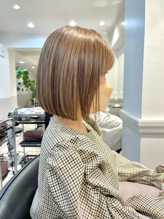 ミディアム an🦋ショートボブ 【東日本橋】のヘアスタイル