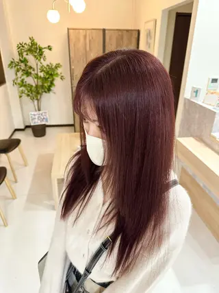 セミロング カラー ヘアアレンジ JILL by charme所属・小山/透明感カラー/ レイヤー/中茎涼太のヘアスタイル