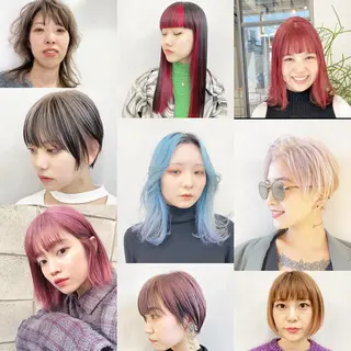 ミディアム カラー 🎨ショートの神様 /神評価🎨原田公祐のヘアスタイル